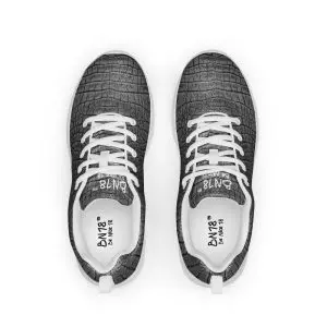Sneackers Exclusivas Dundee Gris con Aspecto de Piel de Cocodrilo