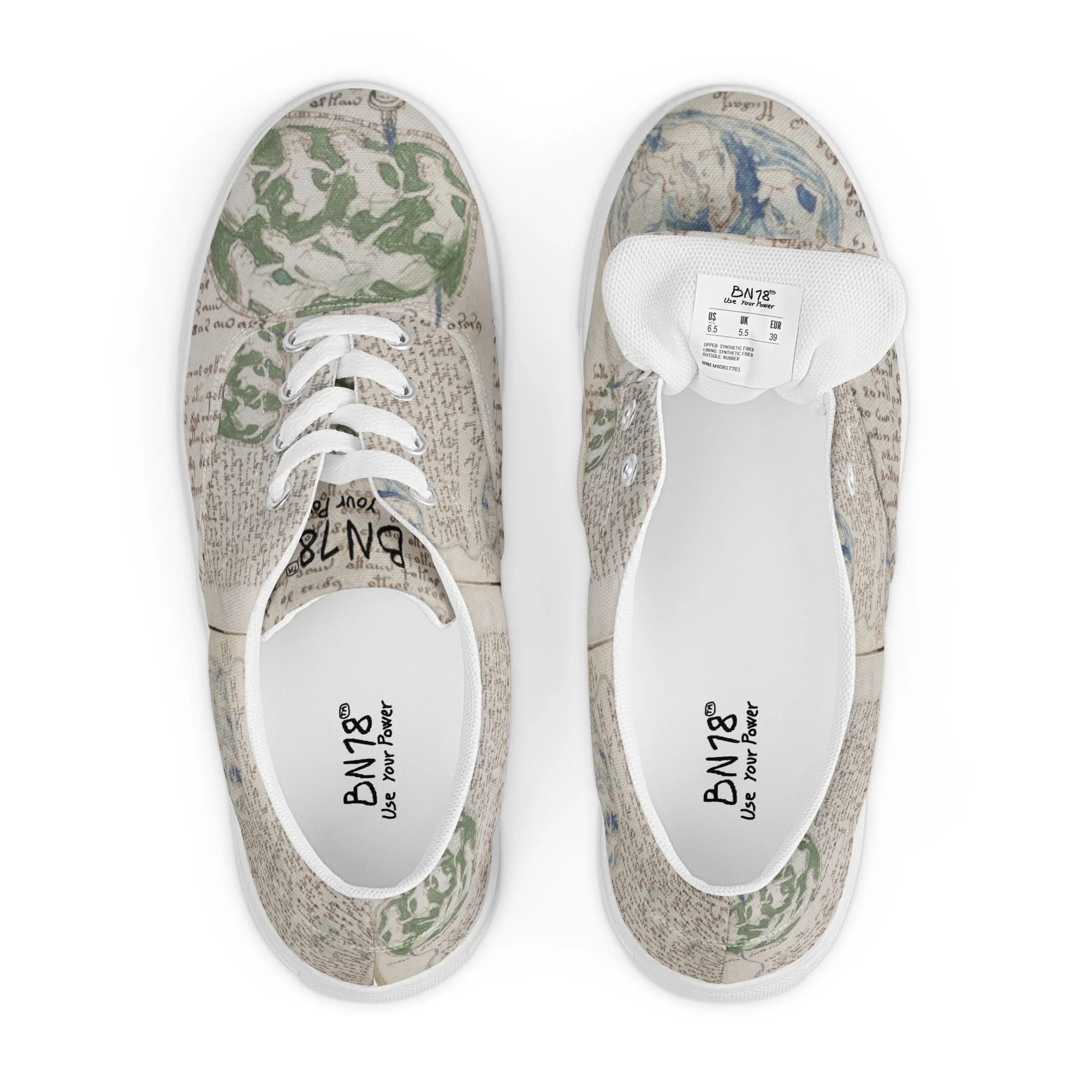 Zapatillas Casual Unisex Beiges Código Voynich by BN18