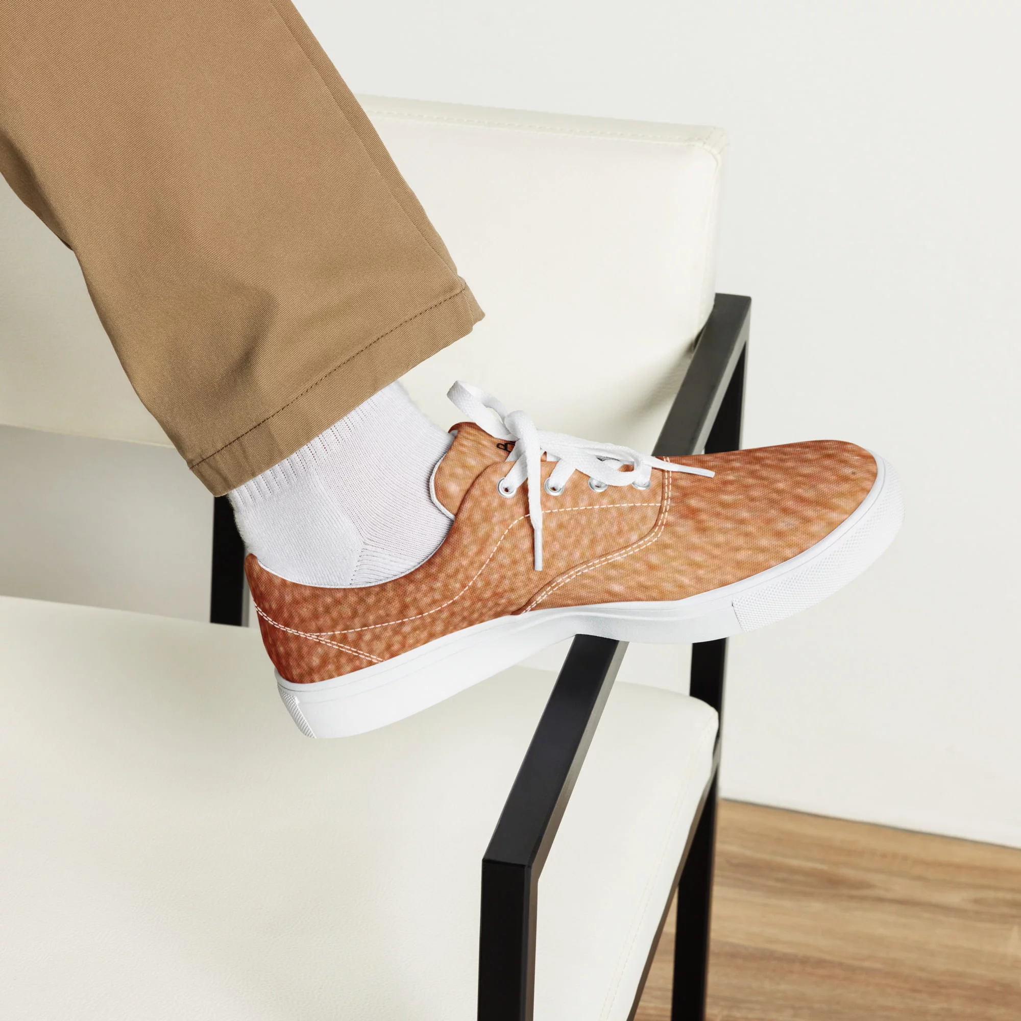 Zapatillas Casual Unisex Color Carne Piel de Gallina by BN18