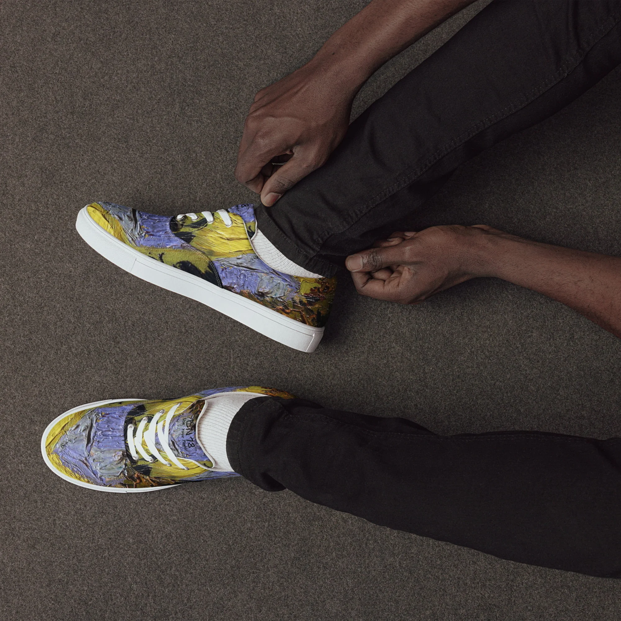 Zapatillas Casual Unisex Azules Fans de Van Gogh by BN18