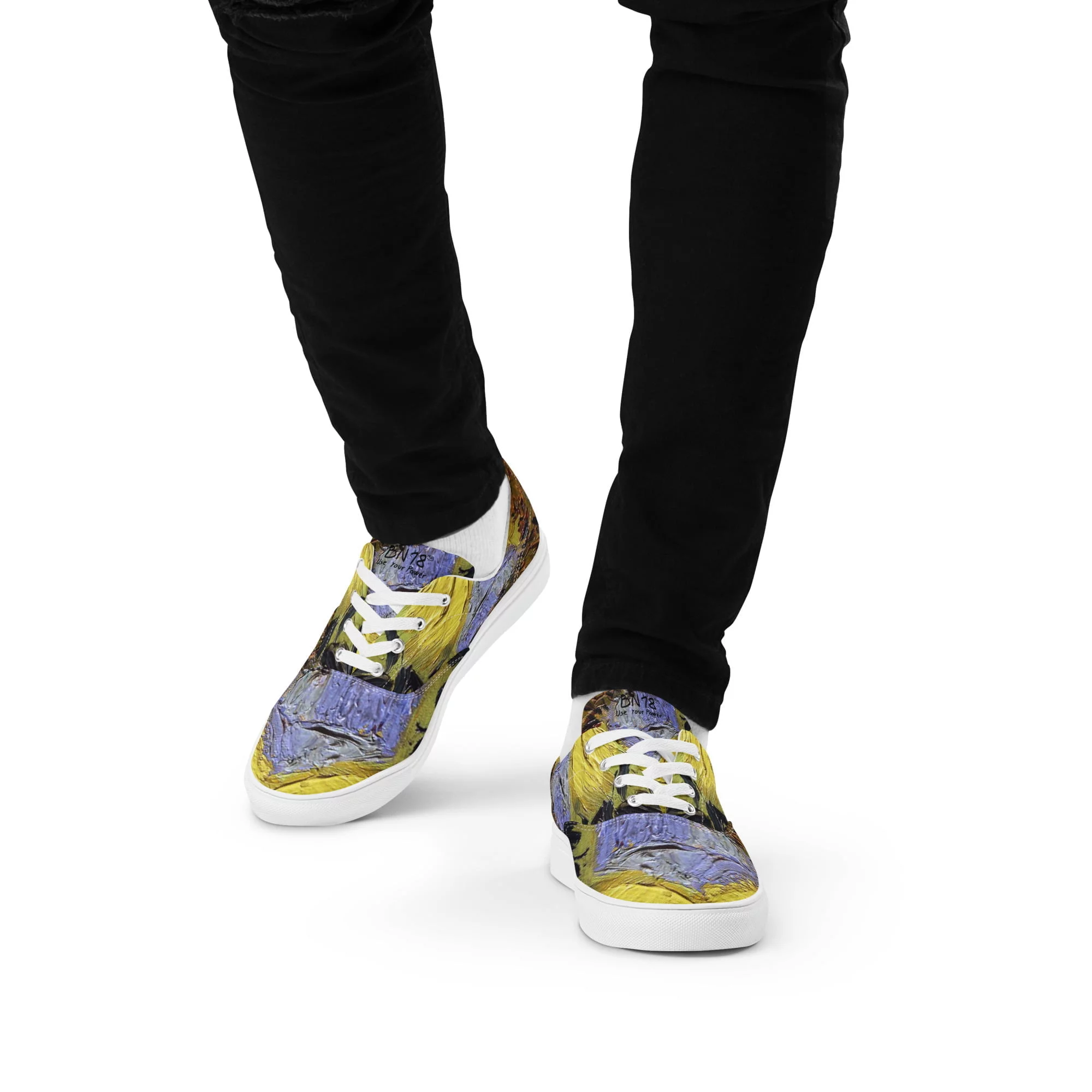 Zapatillas Casual Unisex Azules Fans de Van Gogh by BN18