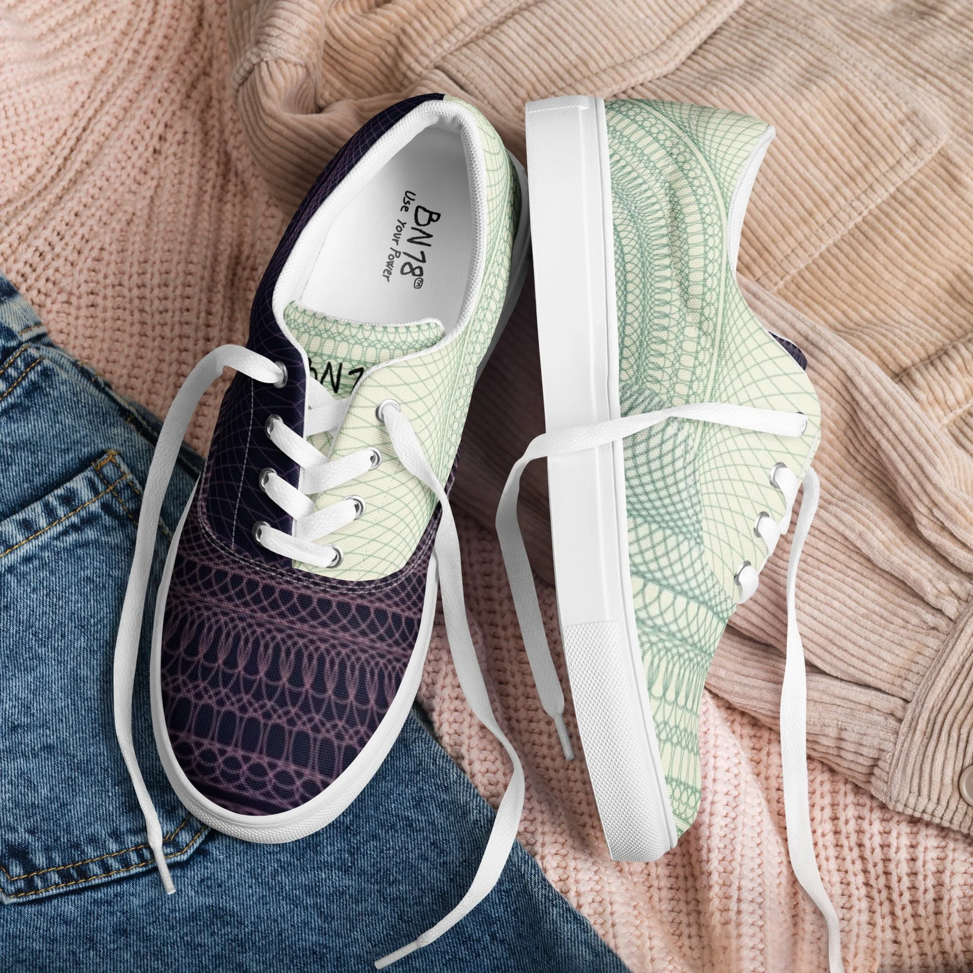 Zapatillas Casual Unisex Verdes Pares Distintos by BN18