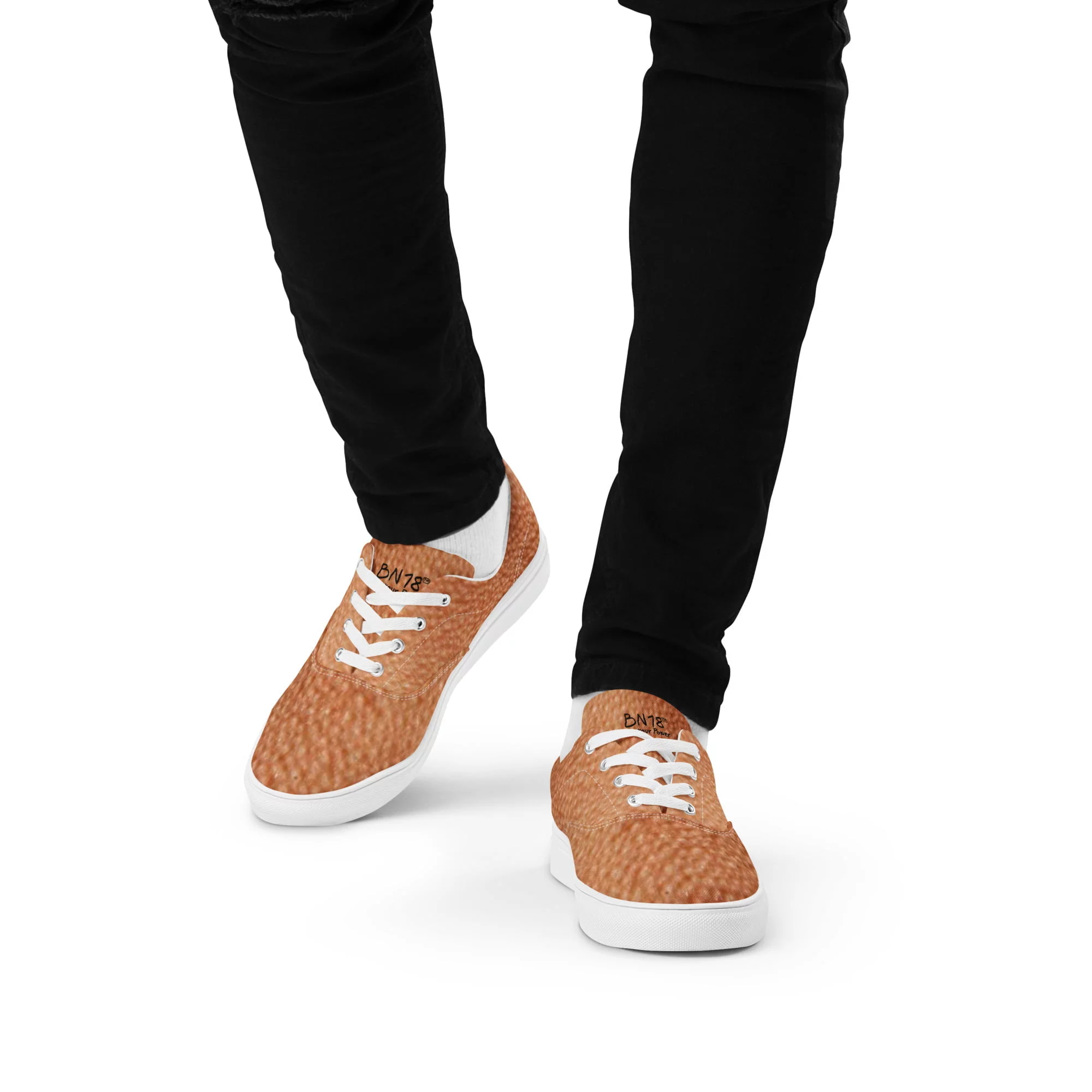 Zapatillas Casual Unisex Color Carne Piel de Gallina by BN18
