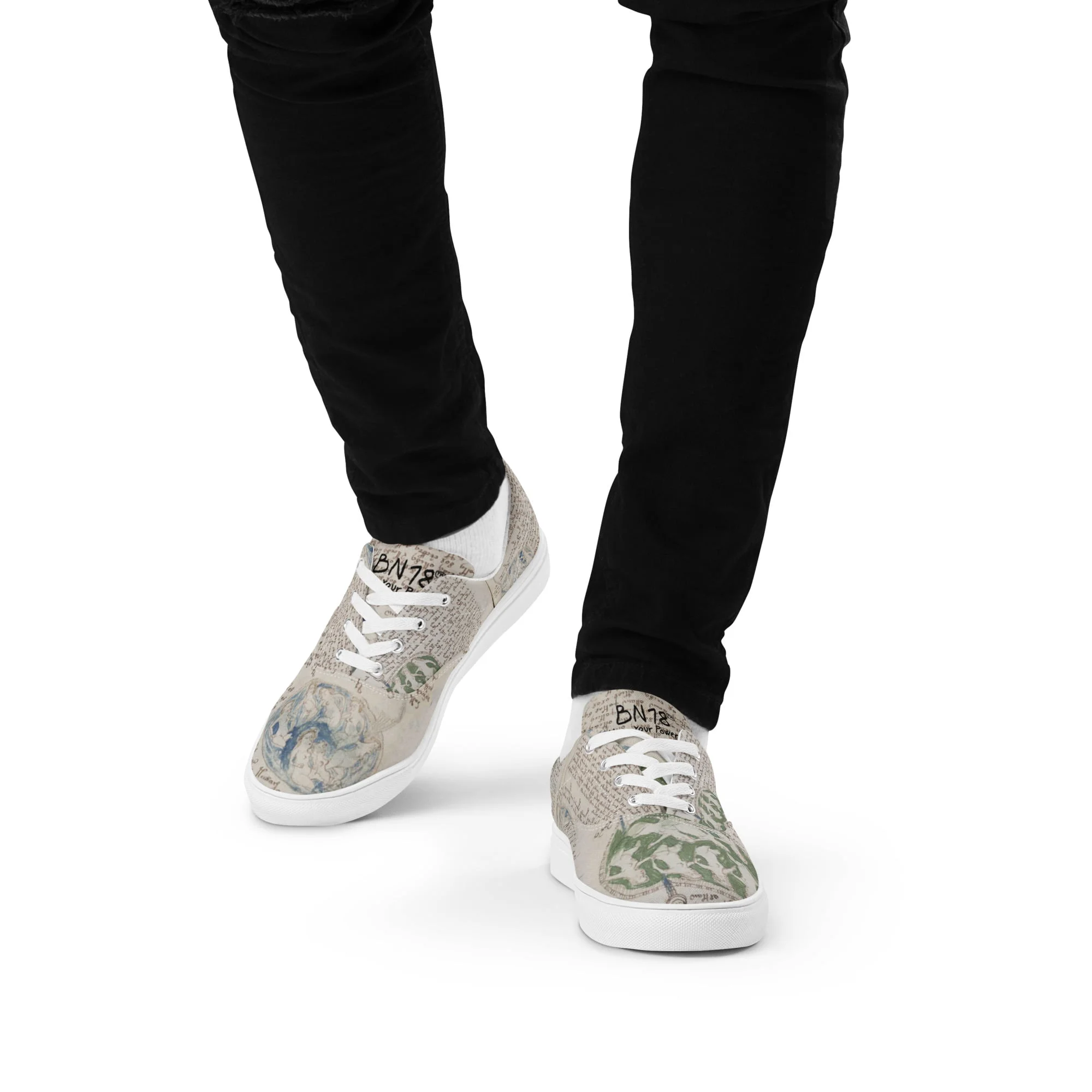 Zapatillas Casual Unisex Beiges Código Voynich by BN18