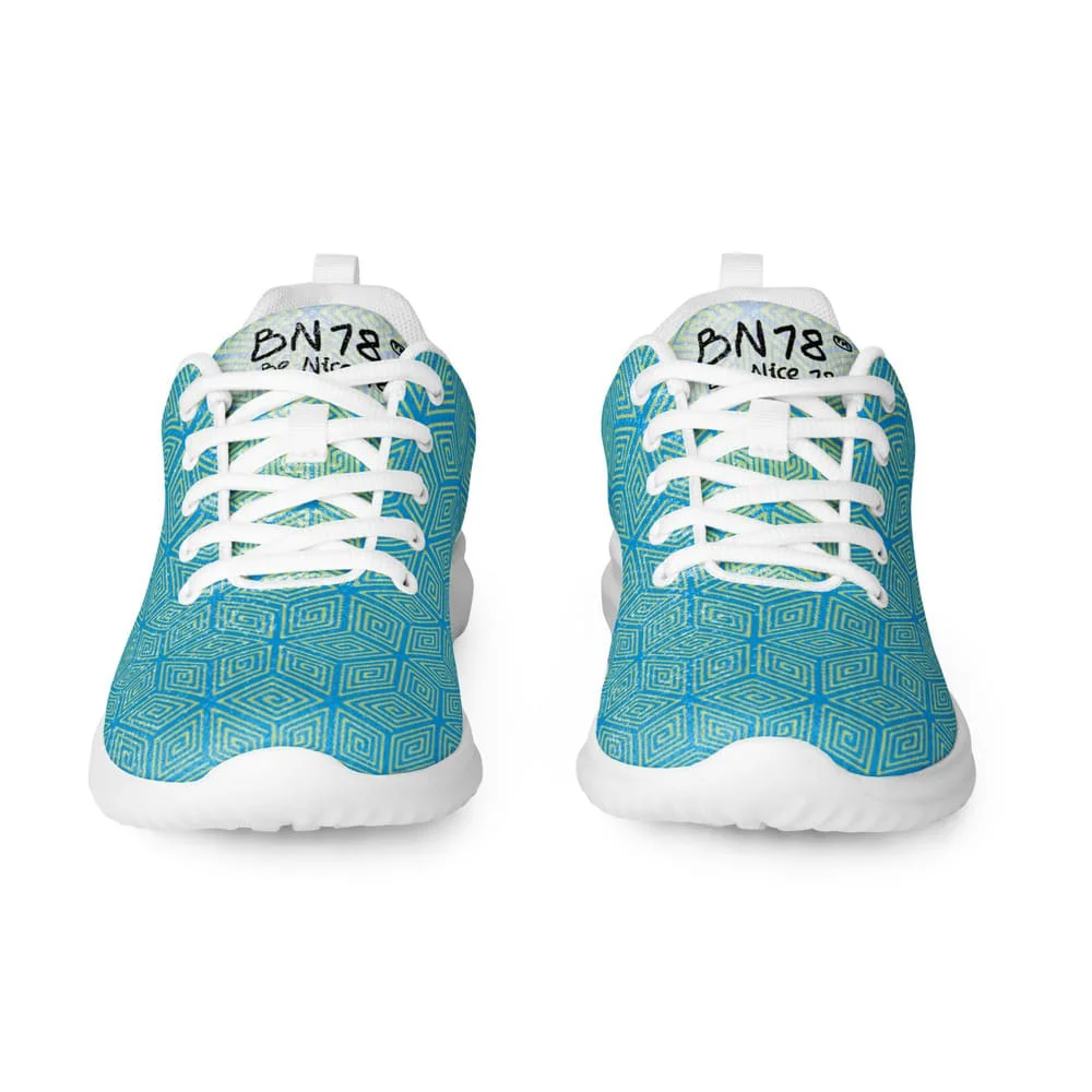 Zapatillas Azules Turquesa Sneakers Unisex Aqua Harmony by BN18