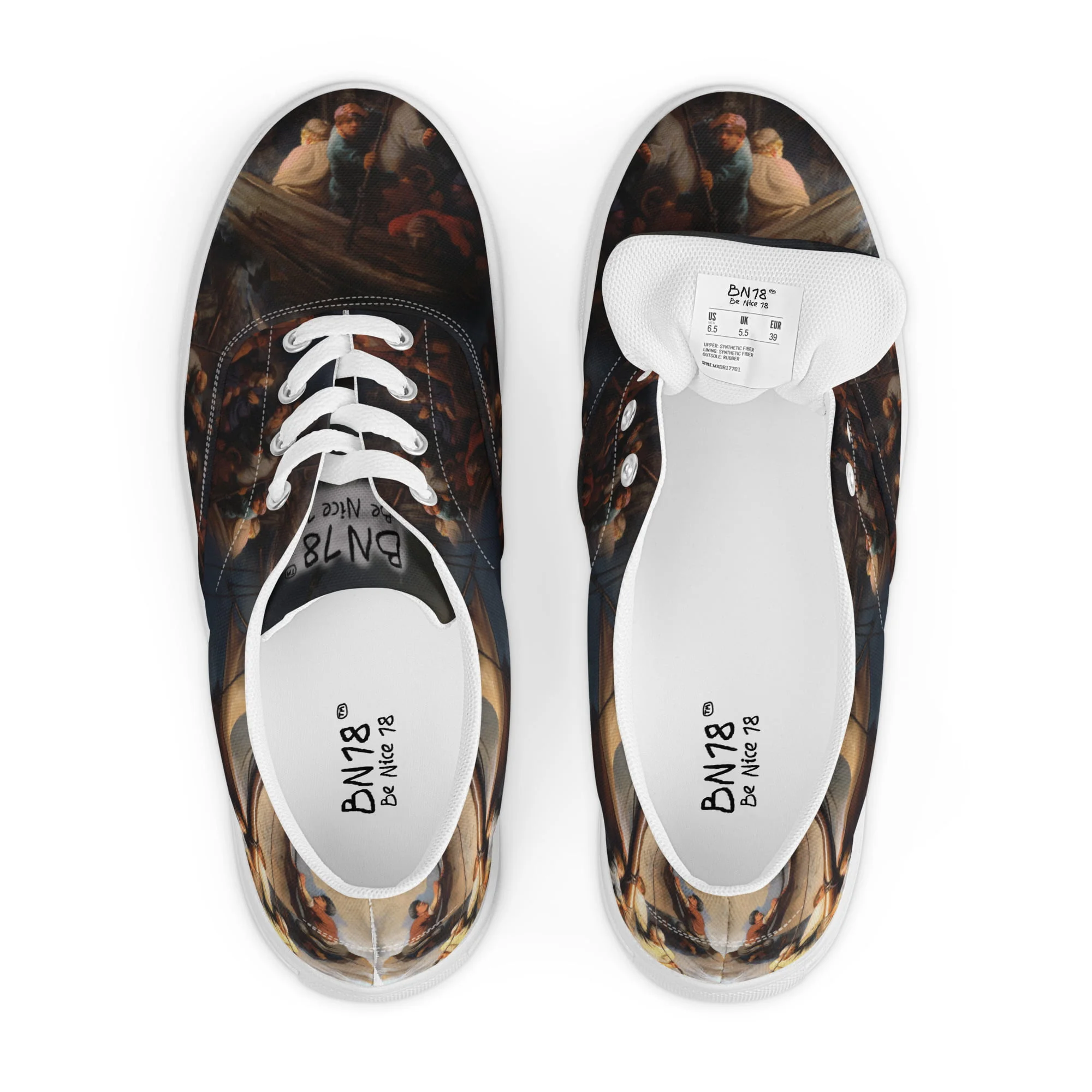 Zapatillas Casual Unisex Marrones Fans de Rembrandt by BN18