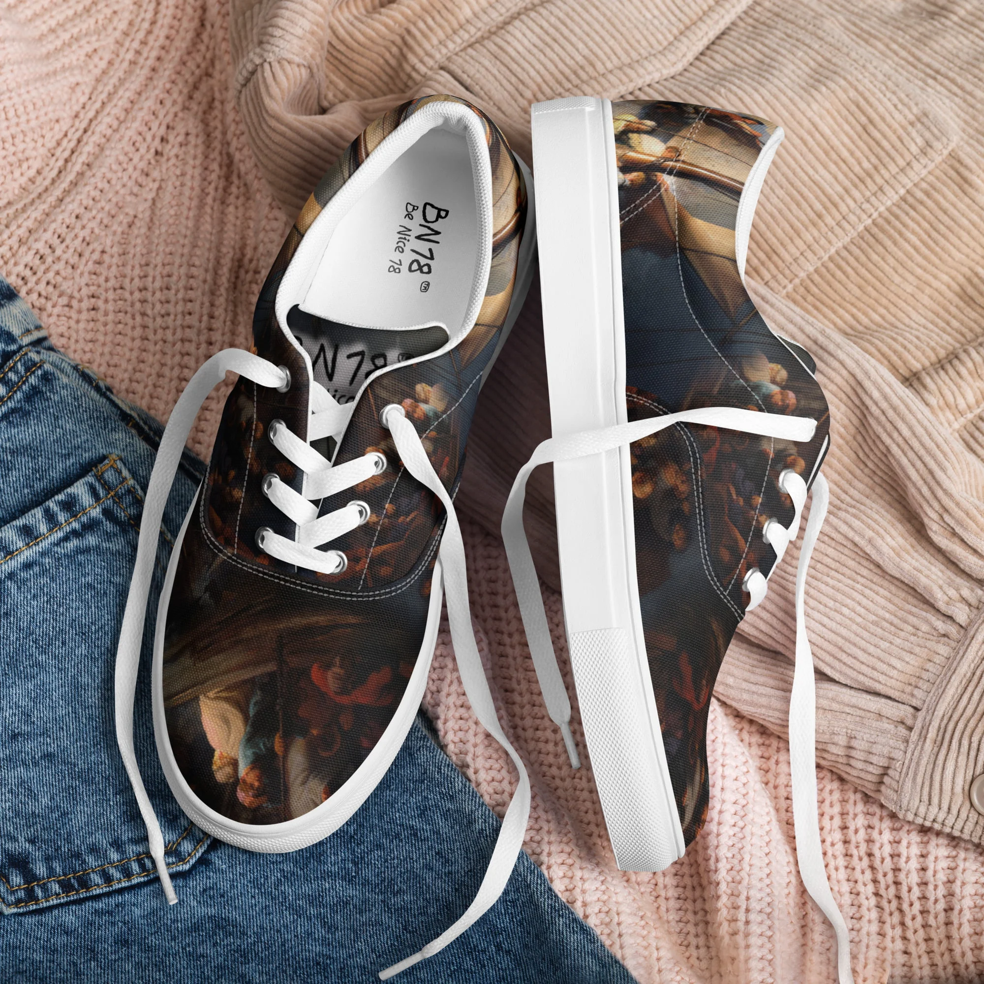 Zapatillas Casual Unisex Marrones Fans de Rembrandt by BN18