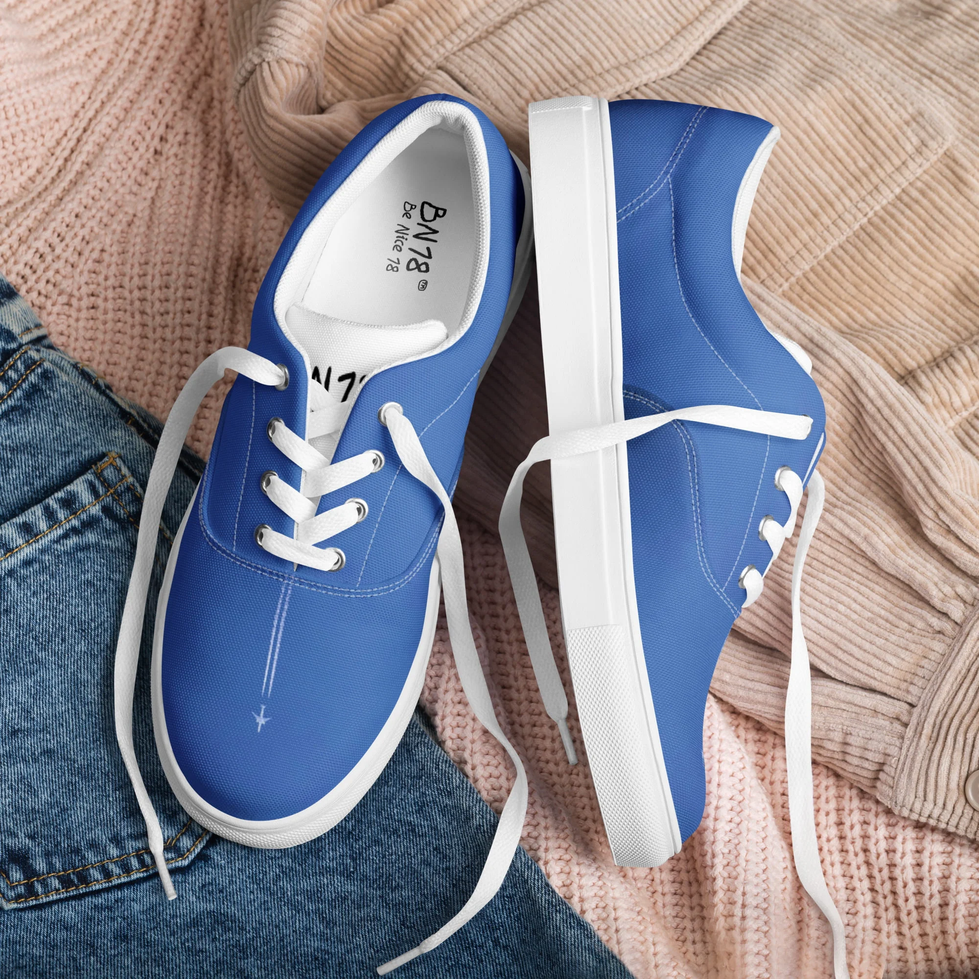Zapatillas Casual Unisex Azules High Flight by BN18