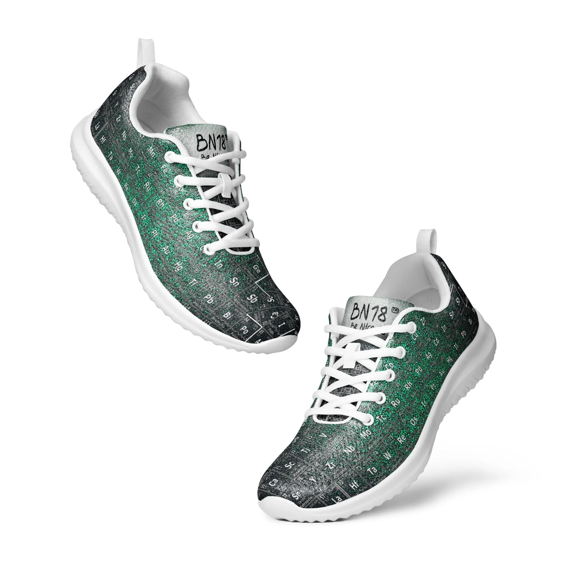 Zapatillas Grises y Verdes Sneakers Unisex Elements by BN18