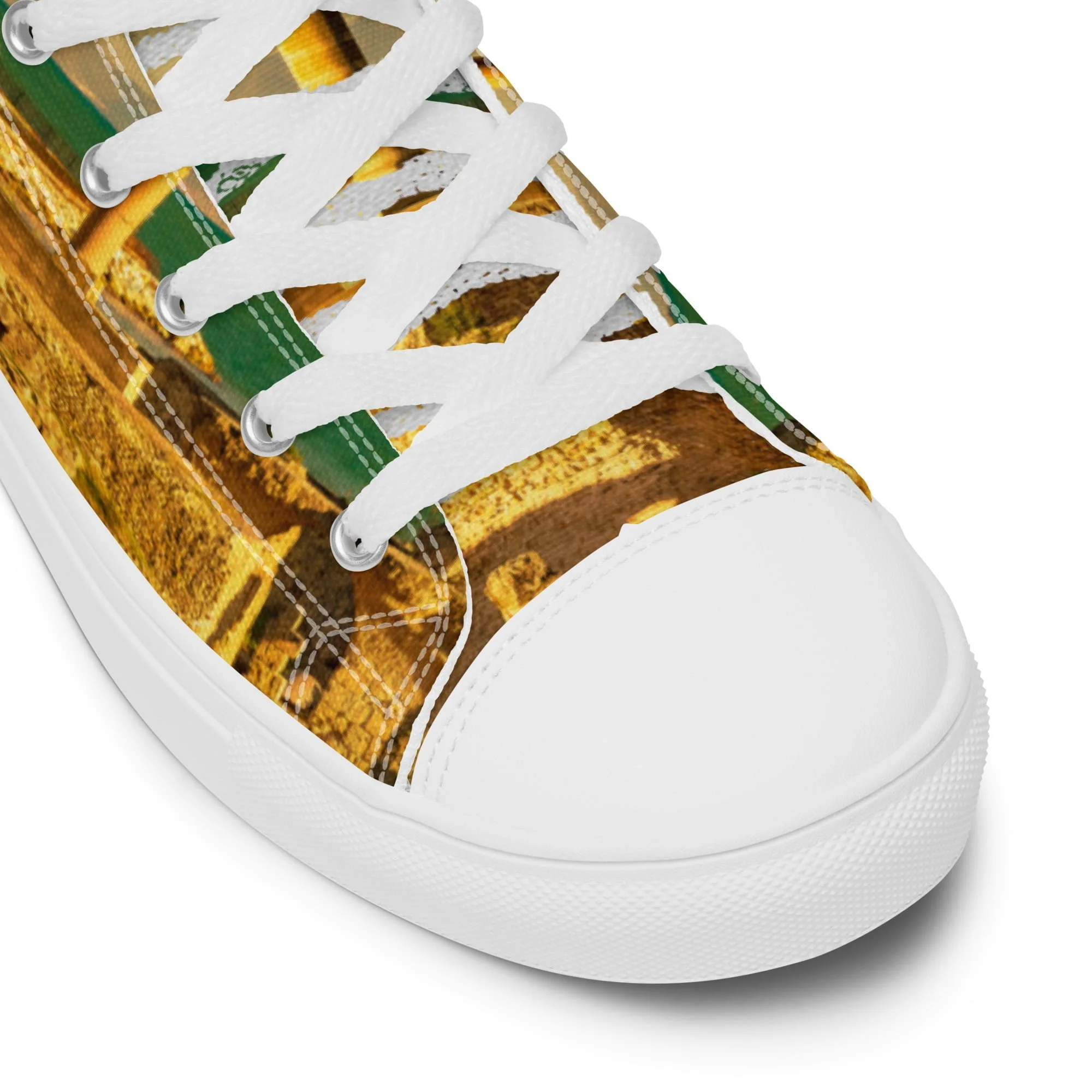 Zapatillas Caña Alta Unisex Color Tierra y Turquesa Cartagineses by BN18