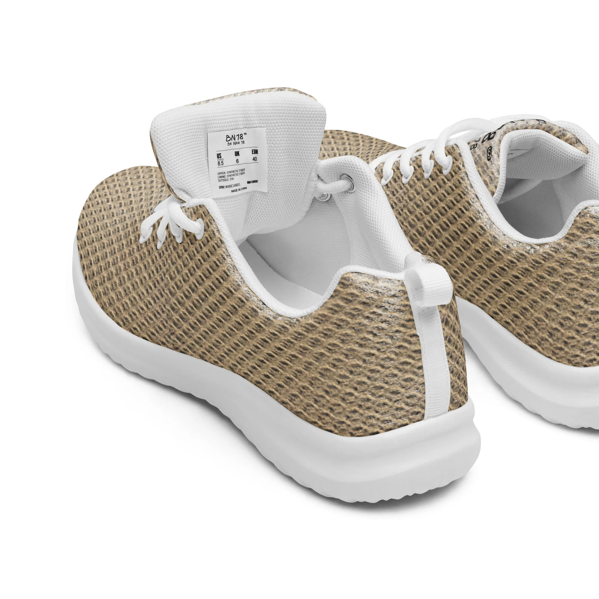 Zapatillas Color Taupe Sneakers Unisex Dubai by BN18