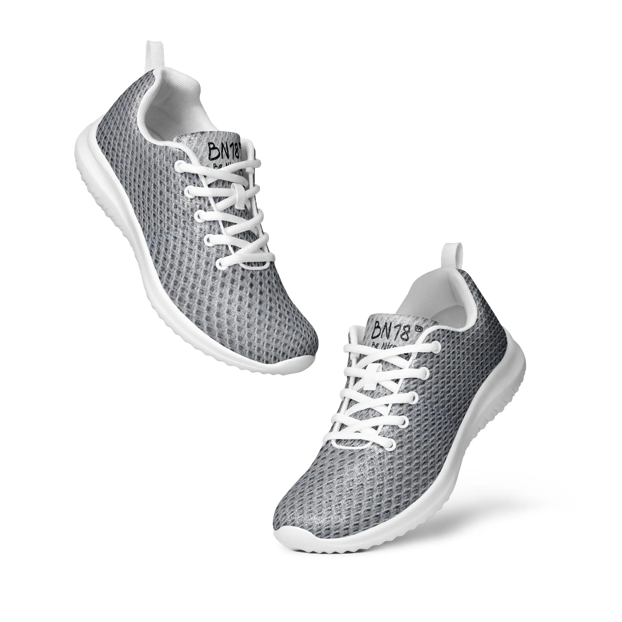 Zapatillas Plateadas Sneakers Unisex Detroit by BN18