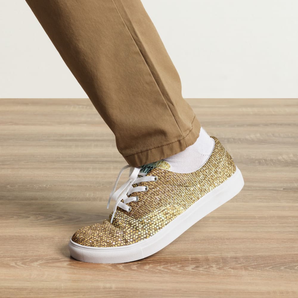 Zapatillas lentejuelas de oro