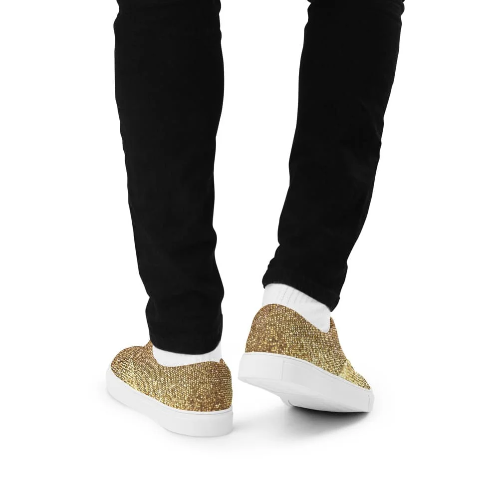 Zapatillas lentejuelas de oro