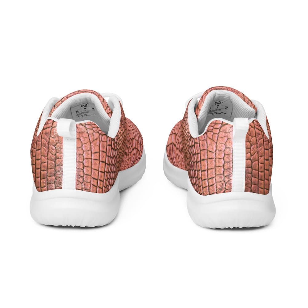 Sneackers Exclusivas Dundee Rosa con Aspecto de Piel de Cocodrilo