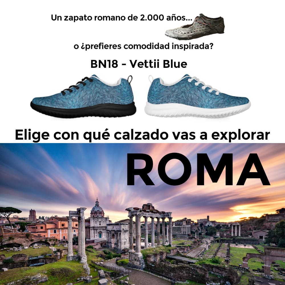 Zapatillas cómodas para explorar Roma