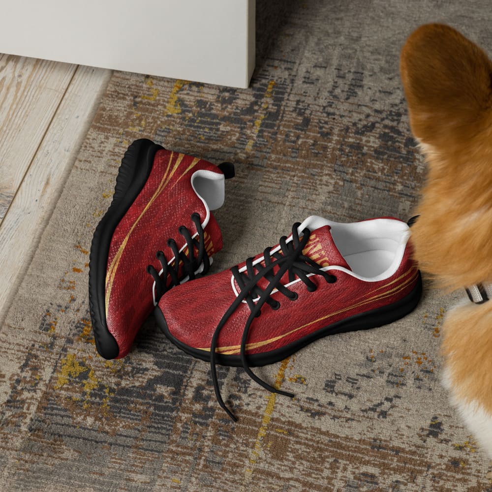zapatillas rojas cómodas