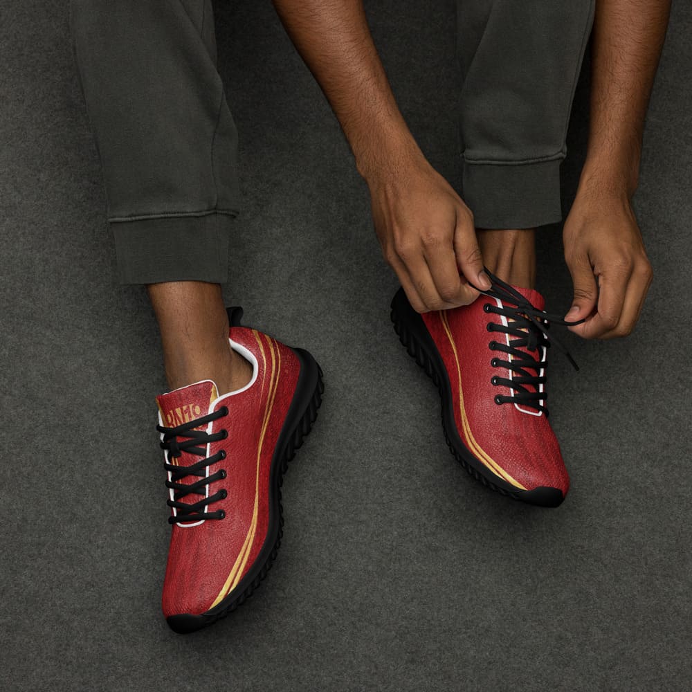 zapatillas rojas cómodas