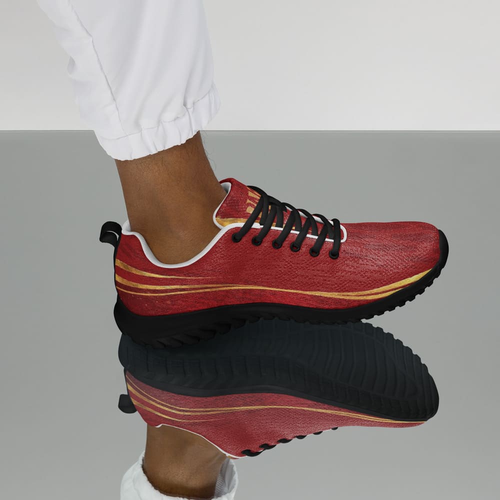 zapatillas rojas cómodas