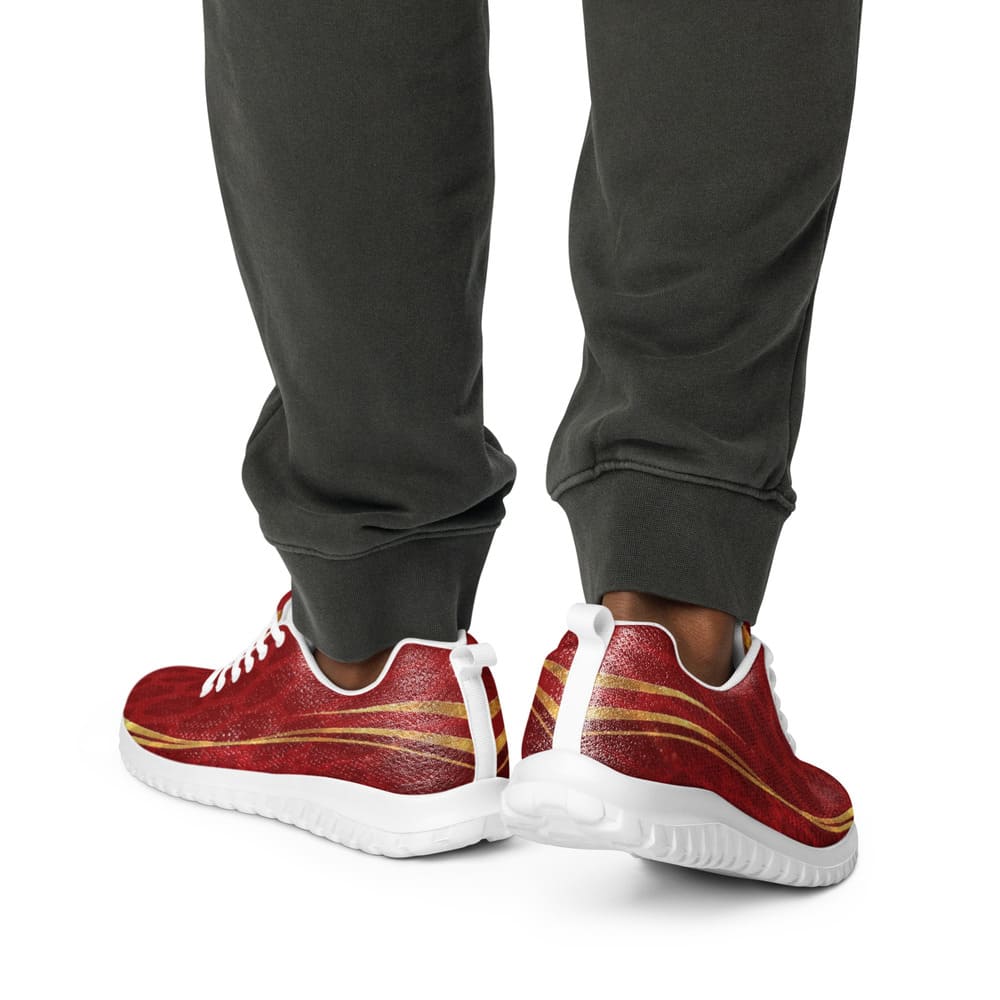 zapatillas rojas cómodas