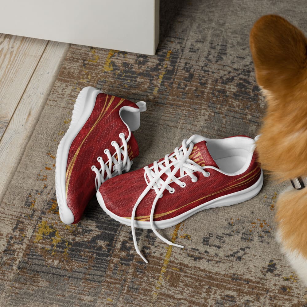 zapatillas rojas cómodas