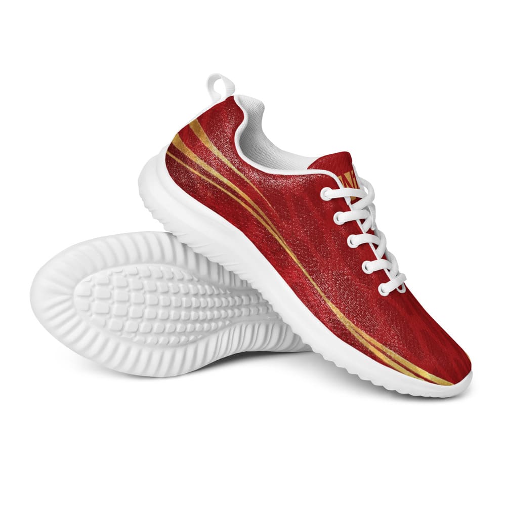 zapatillas rojas cómodas