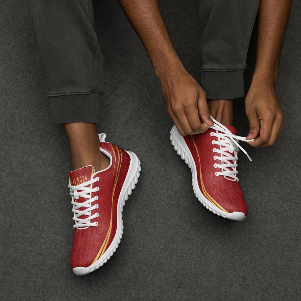 zapatillas rojas cómodas