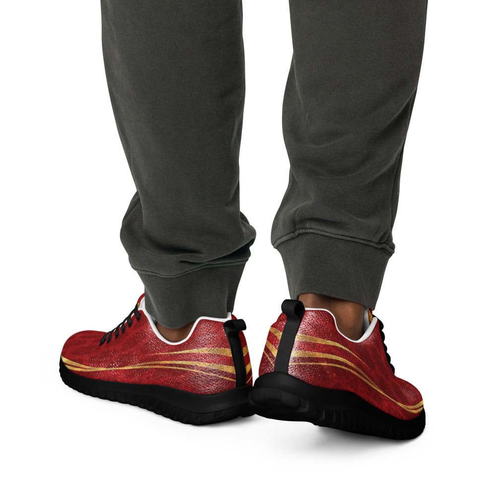 zapatillas rojas cómodas