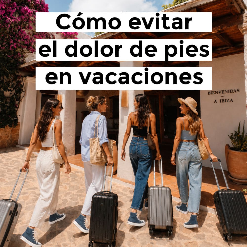 Evitar dolor de pies en vacaciones